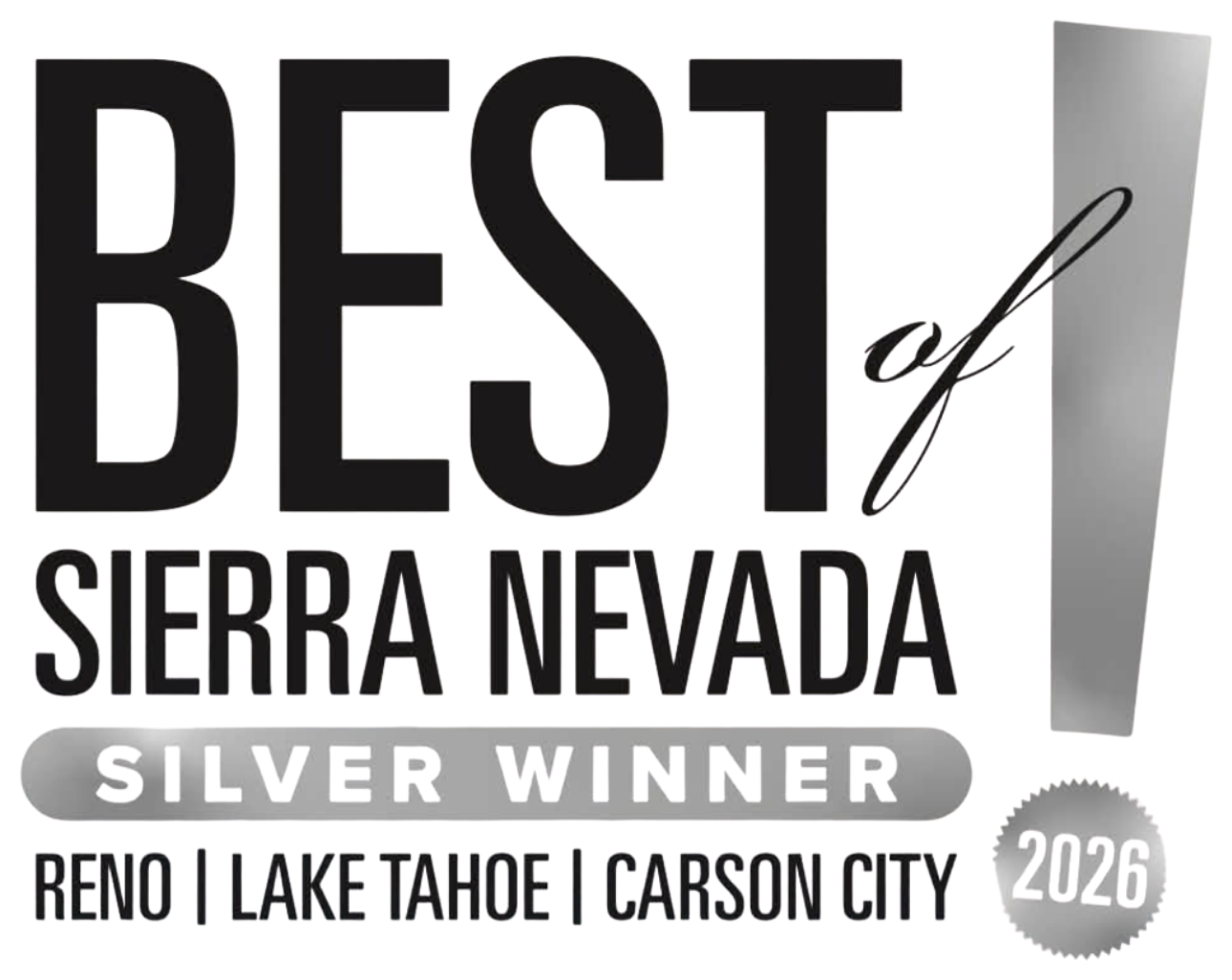Evergreen Carpet Care Best of Sierra Nevada 2026 Silver Winner